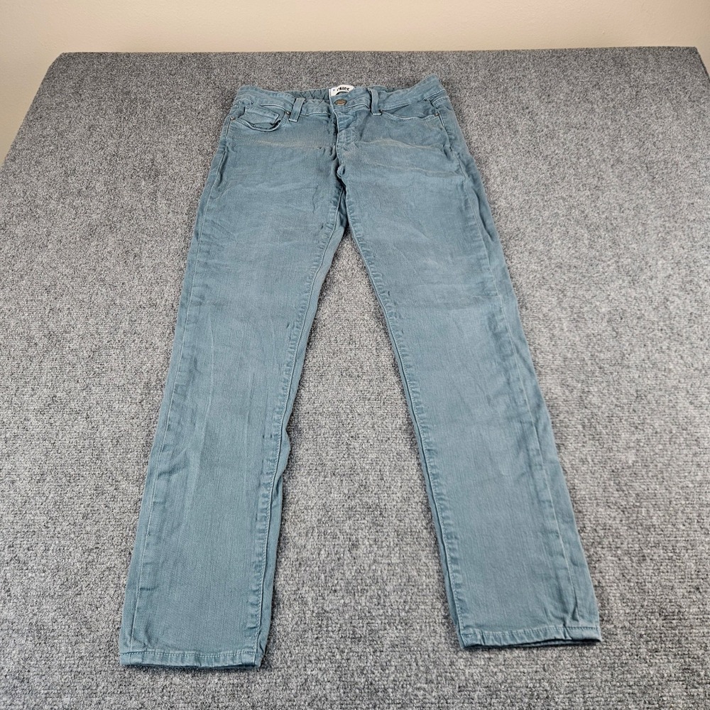 Paige Skyline Ankle Peg Jeans 28 Blue Green Slim‎ Skinny 0899210-683 WA683